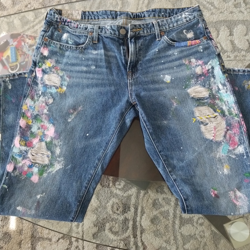 Painted Ralph Lauren Jeans